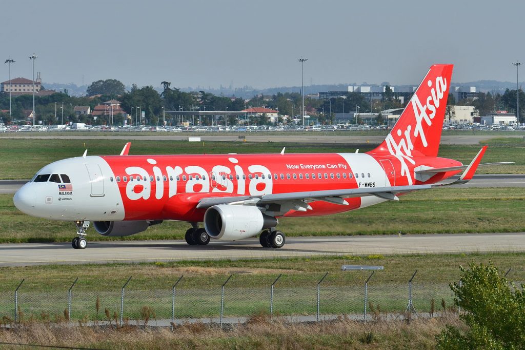 An AirAsia plane