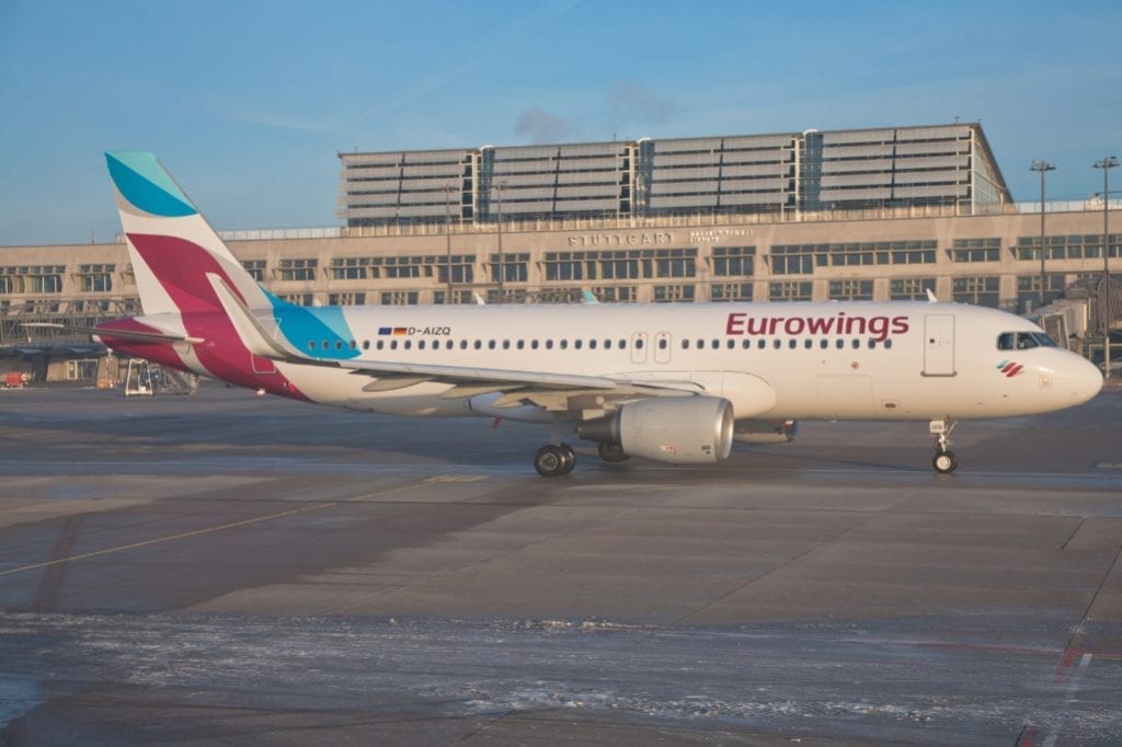 eurowings at stuttgart-airport